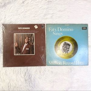 FATS DOMINO Vintage Vinyl Records Lot - AIN’T THAT A SHAME, MILLION RECORD HITS